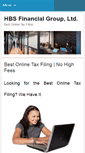 Mobile Screenshot of hbsfinancialgroup.net