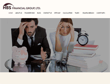 Tablet Screenshot of hbsfinancialgroup.net